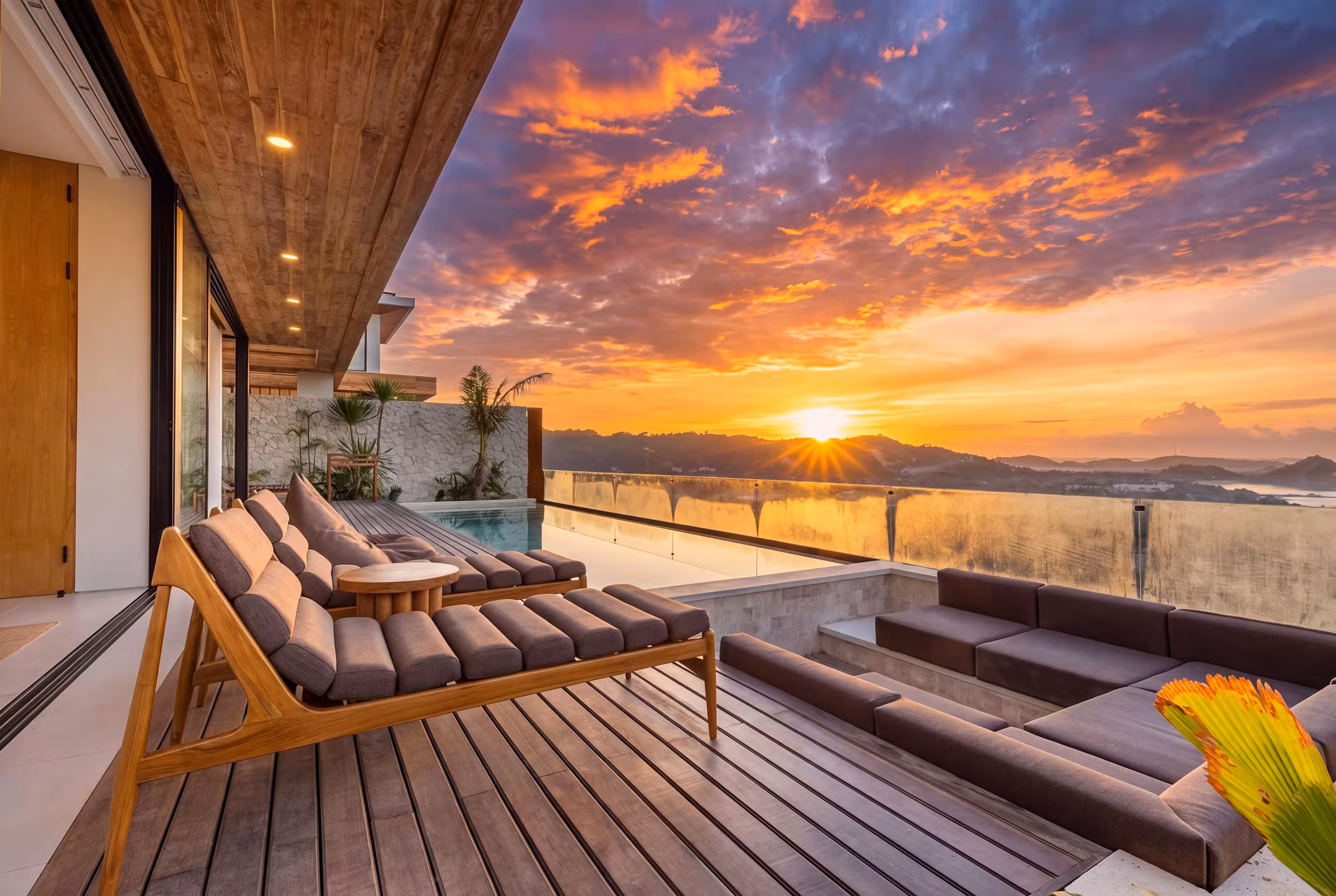 Source photo: sunset terrace
